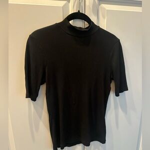 MADEWELL Drapey Rib Mock Neck Top